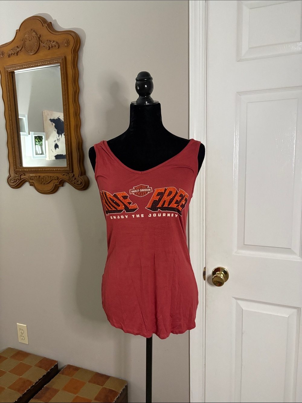 Harley-Davidson Rust Red Graphic Women’s Tank
